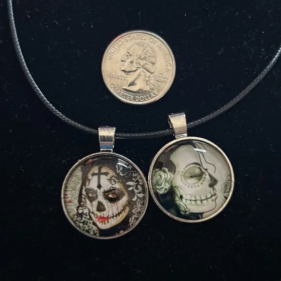 Sugar Skull pendants - Picture 6 of 6